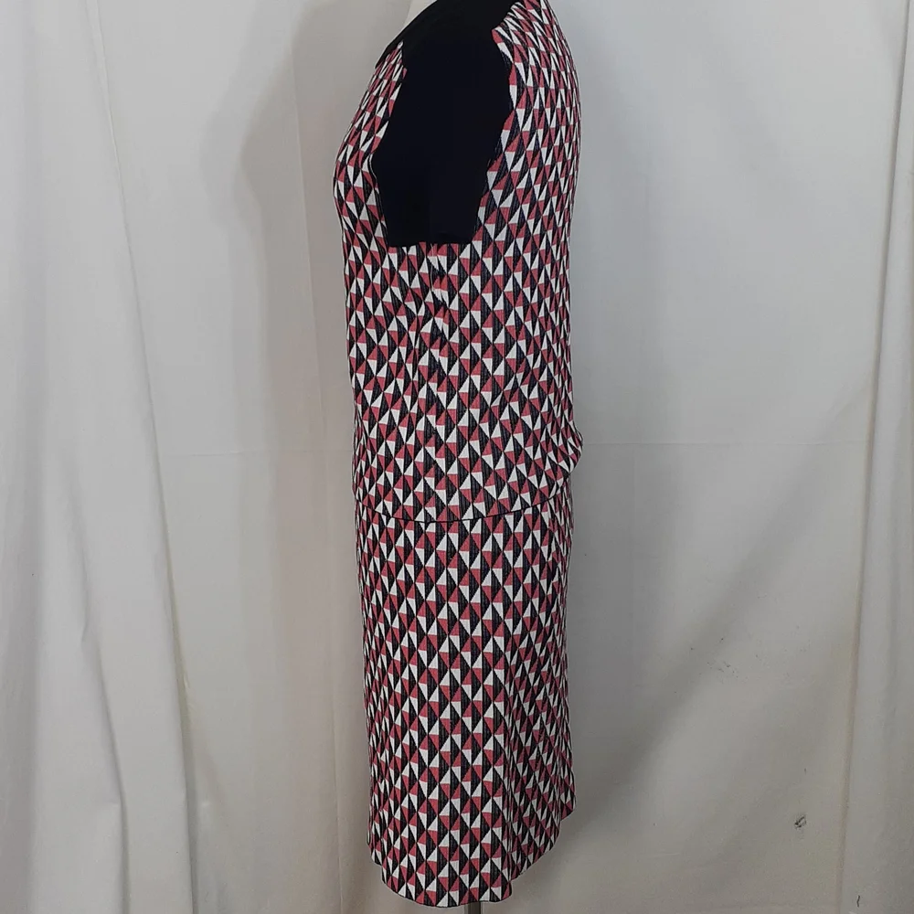 Kate Spade black blue orange and white blouse and matching skirt - Picture 4 of 9